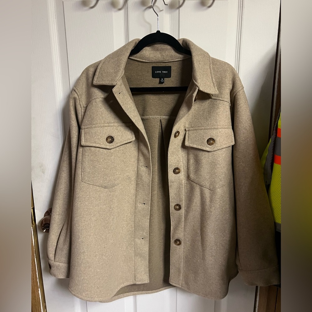 Love Tree Beige Outerwear-NEW